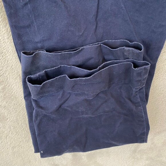 J.Crew Mens Pants Size 35x32 [34x30 measured] Flex Chino Flat Front Navy - Picture 10 of 12